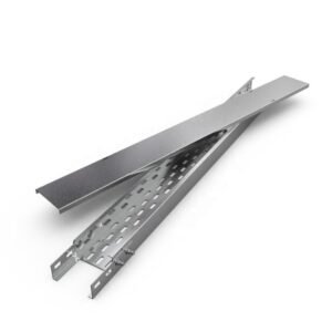 SS316 cable tray with perforated base for ventilation and heat dissipation