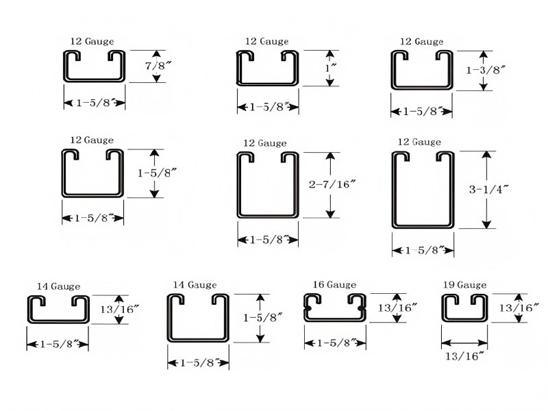 SuperDyma Light Gauge Strut Channel