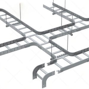 Heavy duty GI ladder cable tray for industrial power cable management