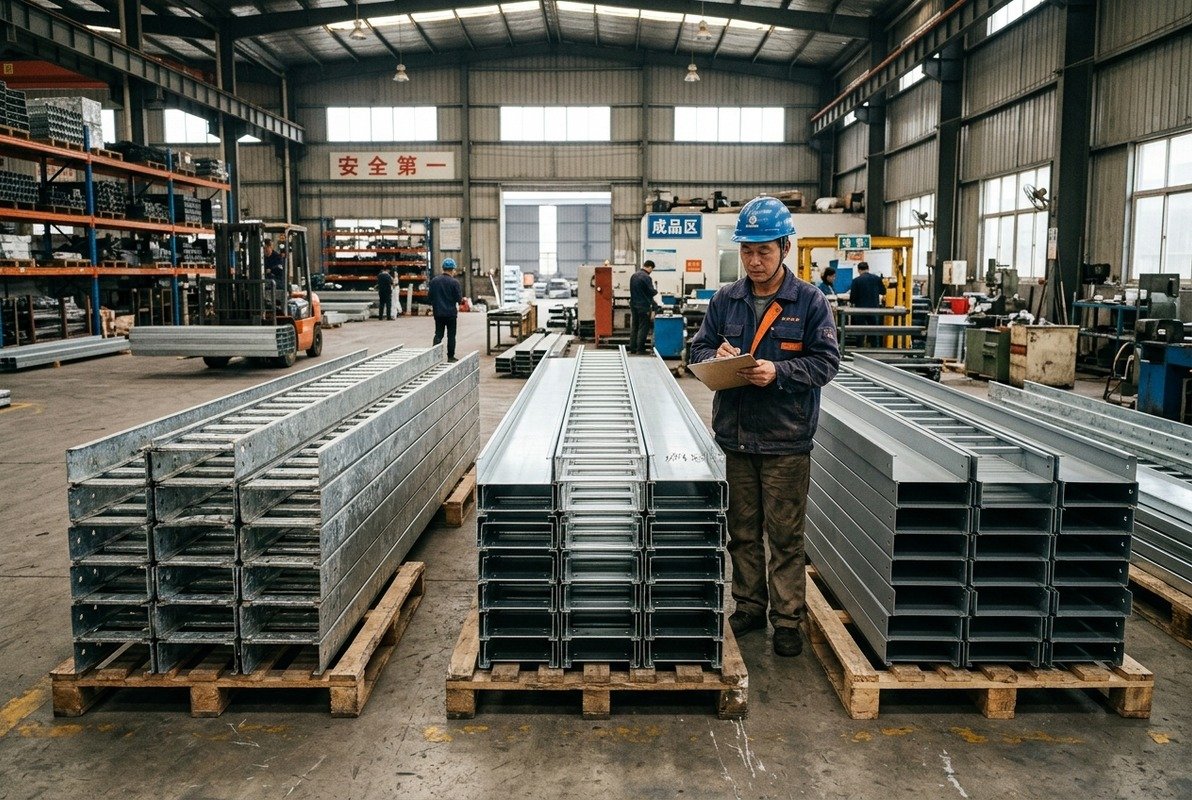 Comparison of hot-dip galvanized, pre-galvanized, and zinc magnesium aluminum cable tray finishes (ID#1)