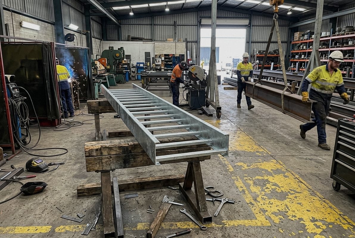Custom Ladder Tray Dimensions Customizing ladder cable tray dimensions including width, height, and rung spacing for specific projects (ID#3)