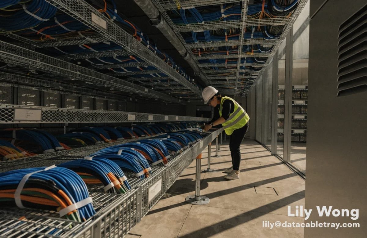 Fire Resistant Materials Best mesh cable tray materials for fire resistance and corrosion protection in data centers (ID#4)