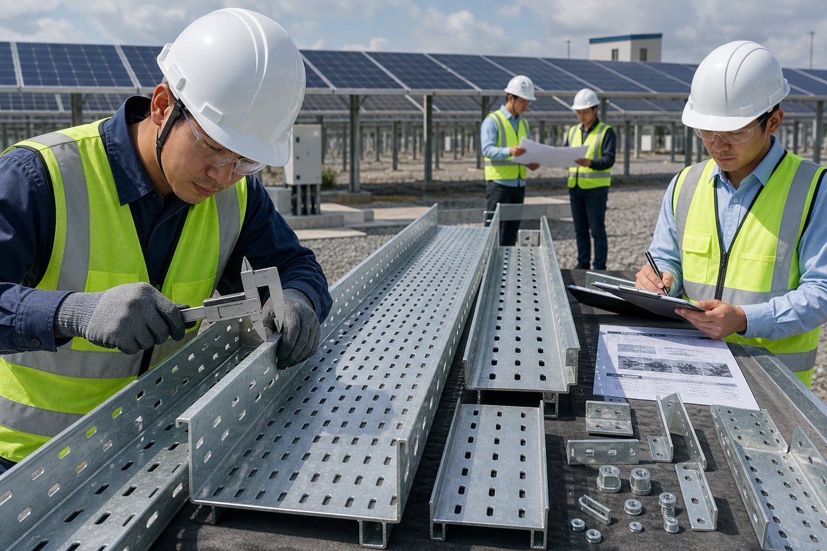 Guide to choosing galvanized perforated cable trays for solar power projects (ID#1)