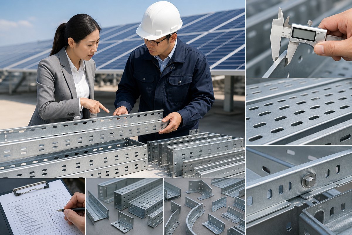 Galvanized Coating Thickness Comparison of galvanized coating thicknesses for solar cable tray corrosion resistance (ID#2)