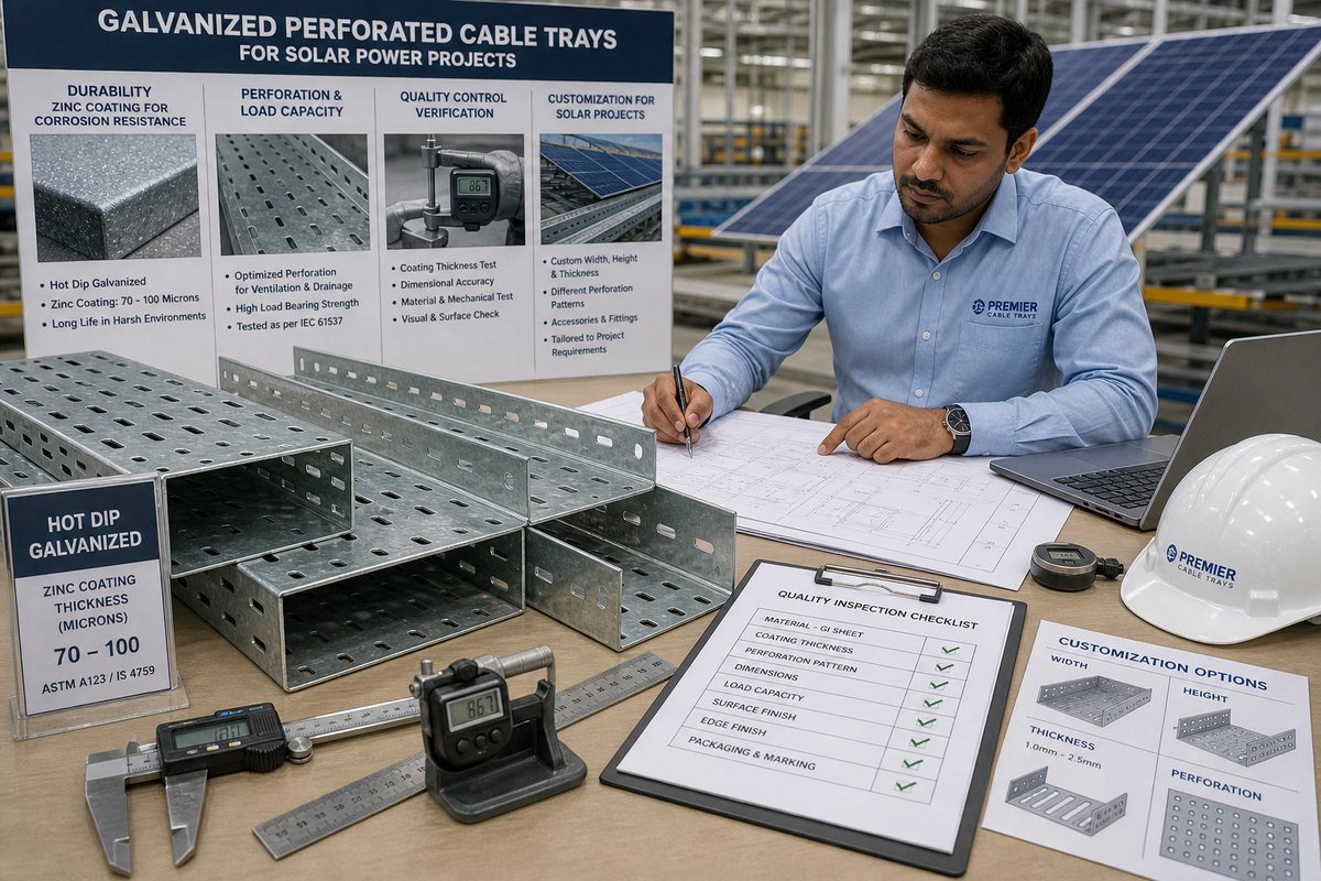 Quality Control Standards Quality control checklist for verifying cable tray manufacturer certifications and standards (ID#4)