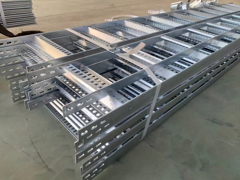 Zinc bath immersion process creating corrosion-resistant coating on marine cable trays (ID#2)