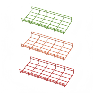 powder coated basket cable tray