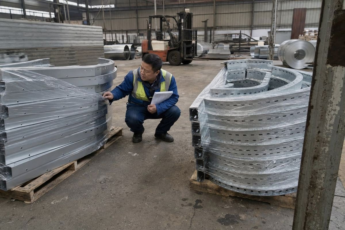 Galvanized indoor and HDG cable trays for coastal area applications (ID#1)