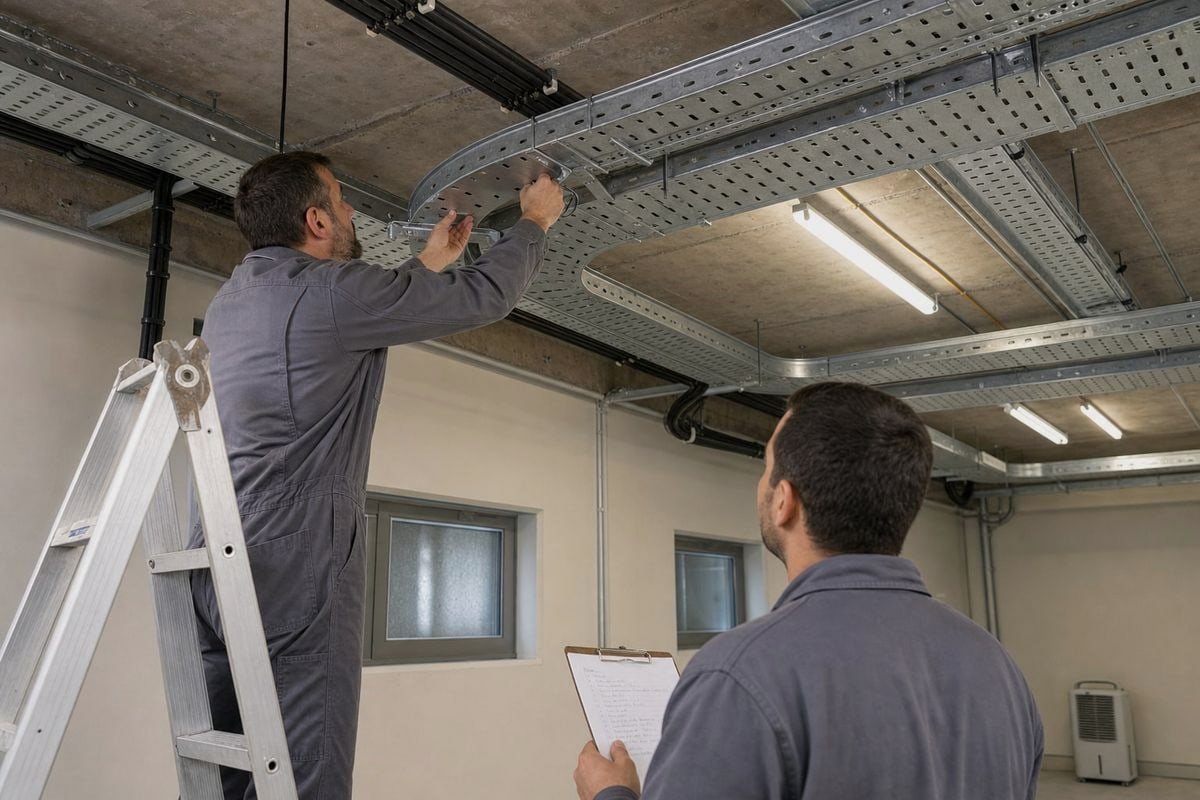 Indoor Galvanized Coating Standard galvanized coating suitable for dry indoor cable tray projects (ID#2)