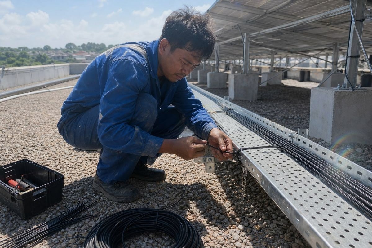 Industries using stainless steel 304 perforated cable trays like food and pharmaceutical plants (ID#4)