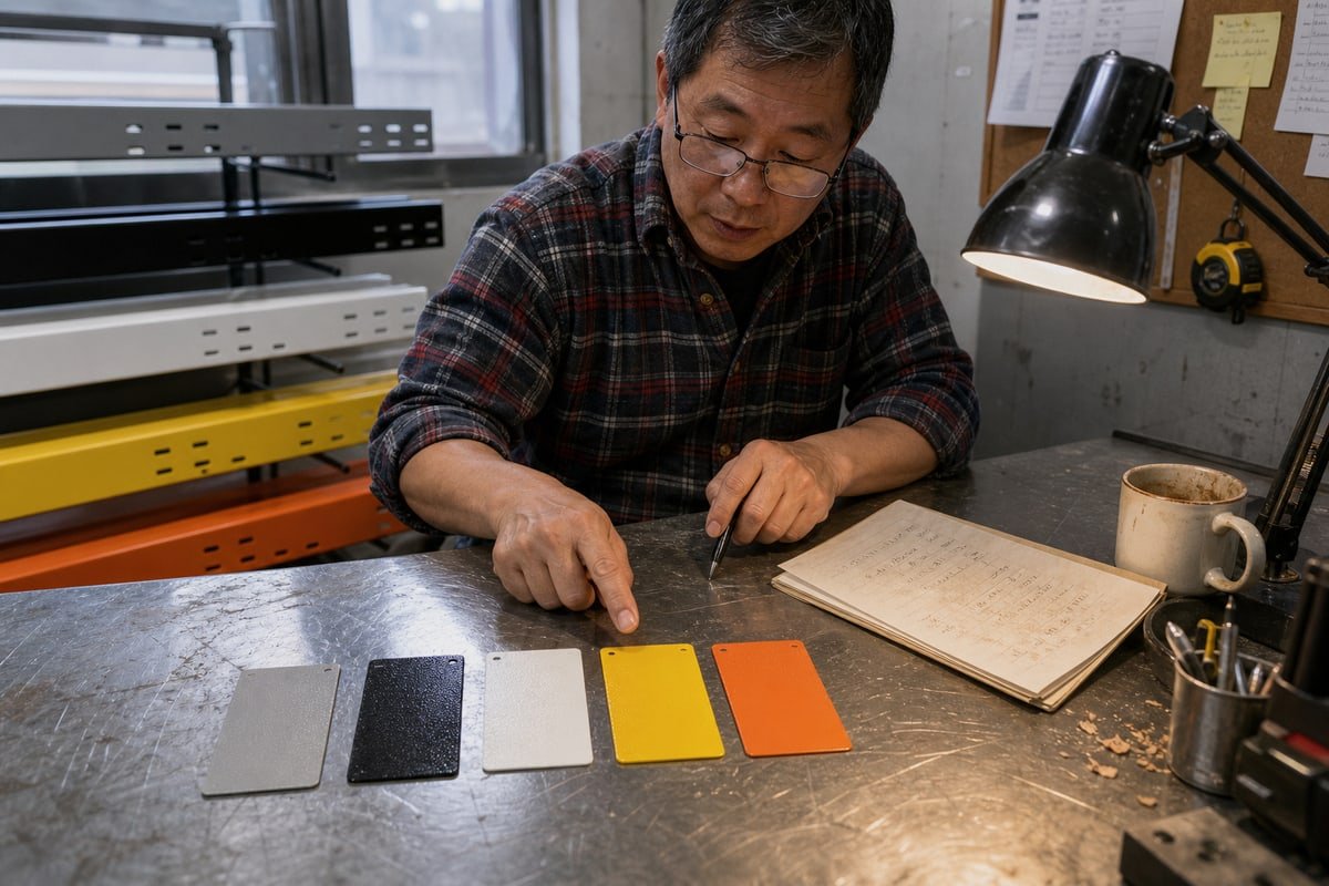 Custom RAL color code options available for OEM and ODM cable tray manufacturing orders (ID#5)