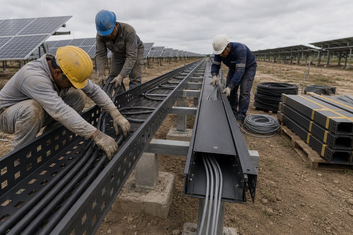 Cable trunking and tray protection levels in harsh dusty wet environments (ID#4)