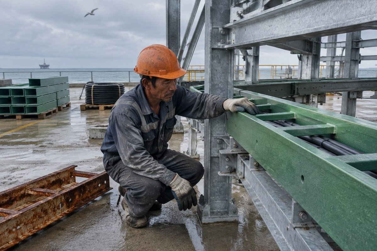 Overview of FRP GRP ladder cable tray structure and design (ID#1)