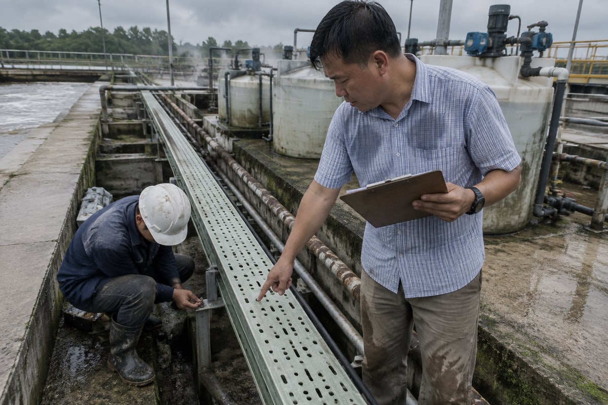 Choosing Cable Tray Guide to selecting FRP/GRP perforated cable tray for corrosive project environments (ID#3)