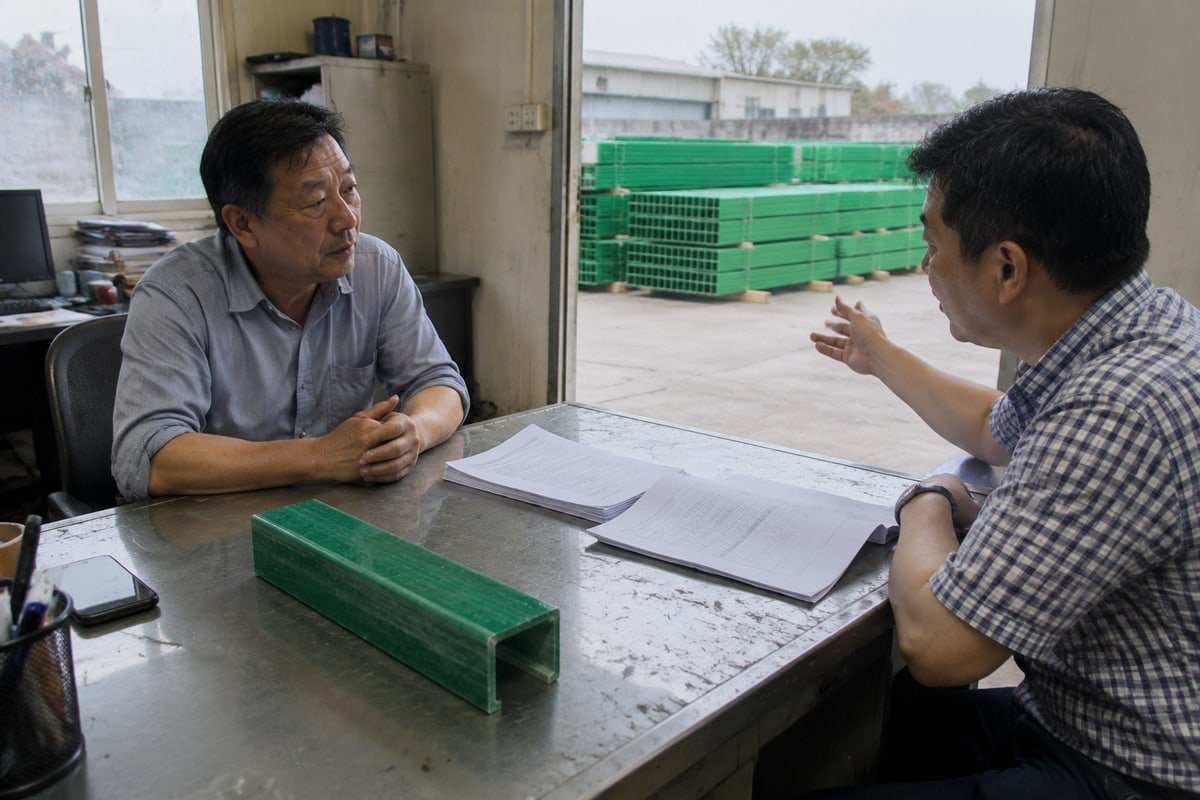 GRP Supplier Selection GRP cable tray supplier evaluation criteria including resin transparency and third-party test reports (ID#2)