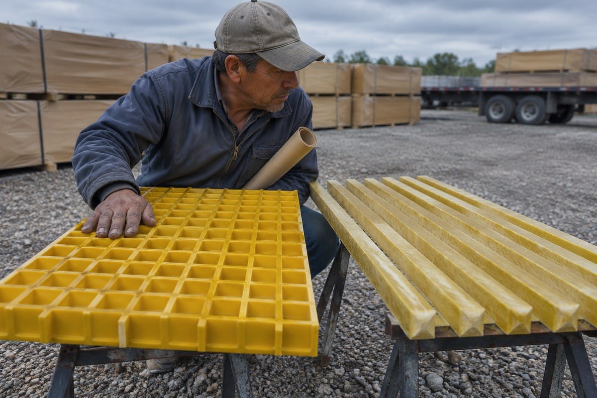 Matching FRP walkway resin and coatings to site environmental conditions (ID#4)