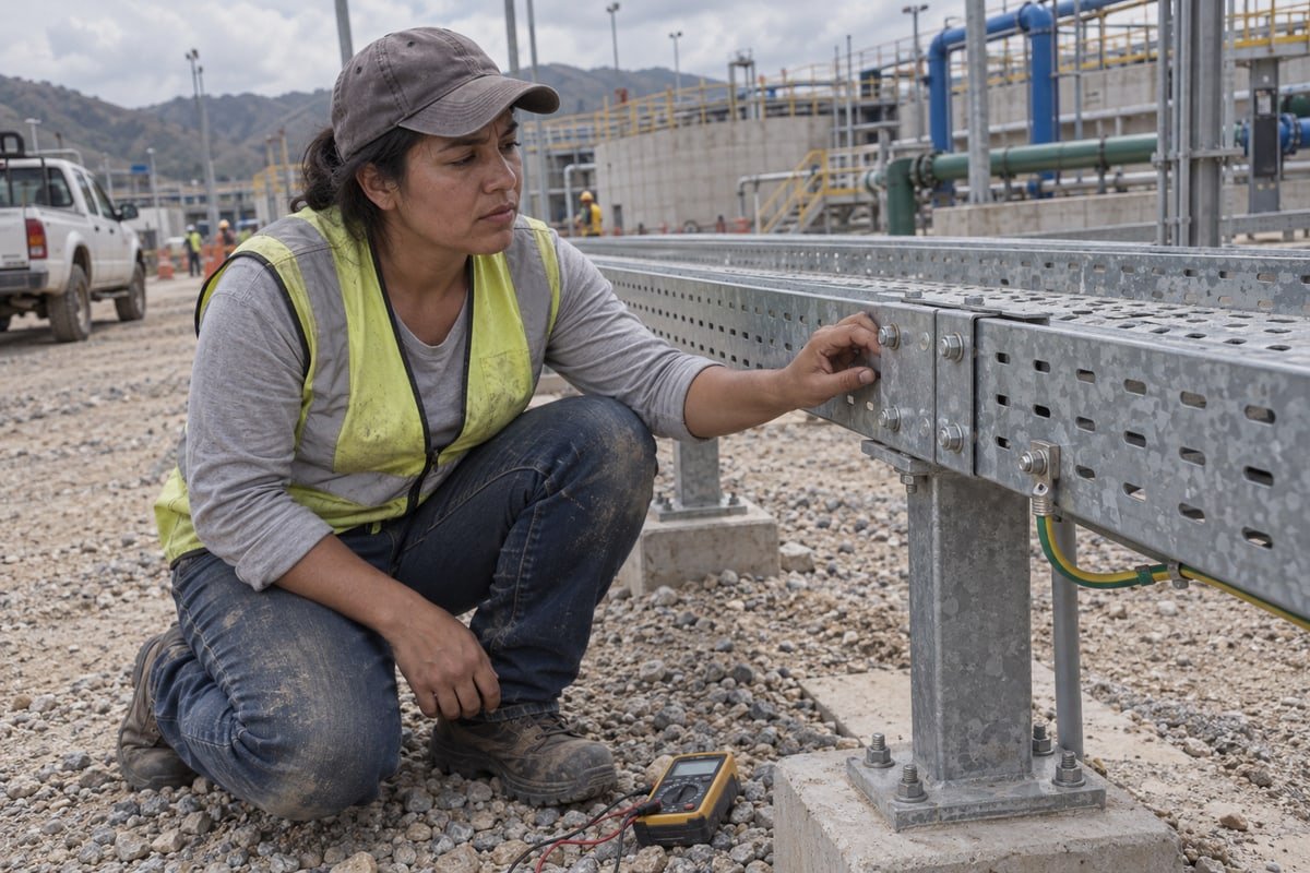 Customizing cable tray dimensions and materials to match specific site conditions (ID#4)