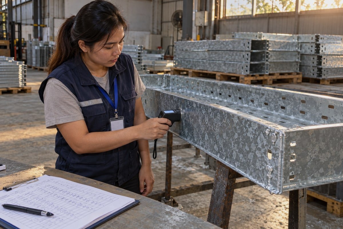 Hot-dip galvanizing standards and zinc coating thickness requirements for RFQ specification (ID#3)