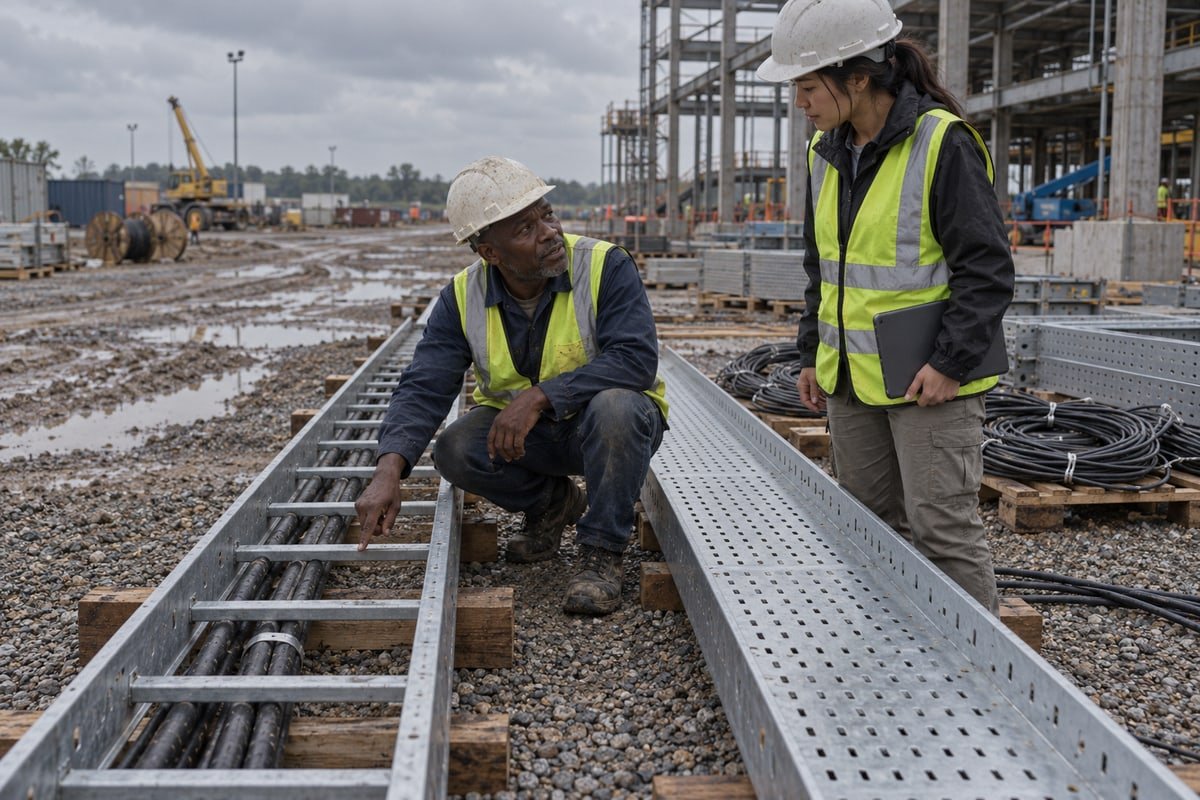Delivery logistics and Incoterm details to confirm with cable tray suppliers (ID#4)